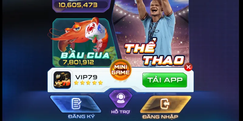 Đăng ký tài khoản đăng nhập tại cổng game Vip79