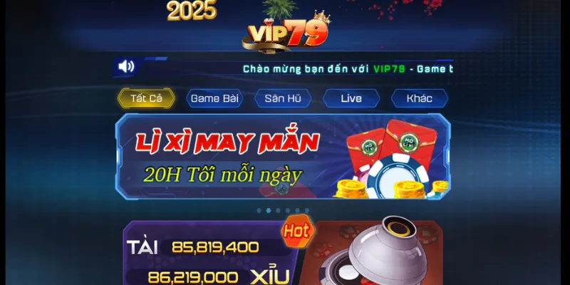 Tận dụng tài nguyên khuyến mãi tại Vip79